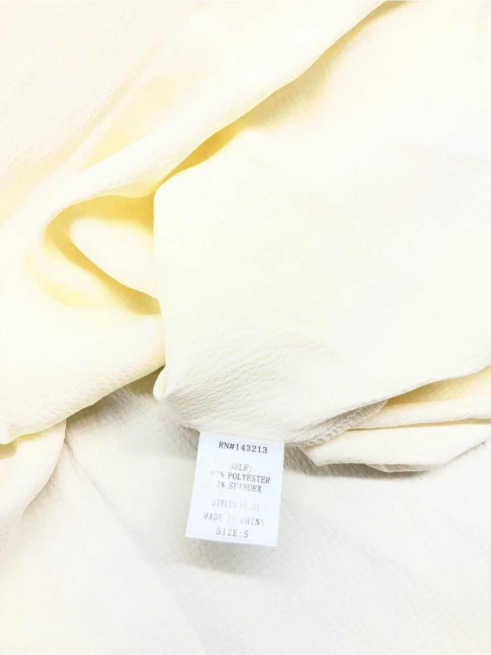 Miyake Archive Cream Satin Cutout Dress XS